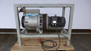 Hydrovane rotary sliding vane compressor 600 L min Grandis Machinery [upl. by Nylime]