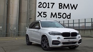 2017 BMW X5 M50d Review driving 40d vs 50d test full review [upl. by Aroel]