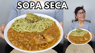 Sopa Seca Chinchana  Receta Peruana [upl. by Airdnola]