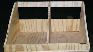 How to Build chicken coop nesting boxes from plywood [upl. by Burkle]