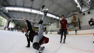 How to ice skate  our way  Freestyle Ice Skating [upl. by Theobald]