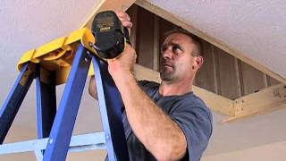 Werner Wood Attic Ladders  Long Installation Video [upl. by Ecirtac626]