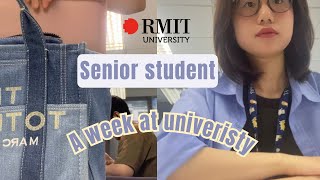 uni vlog một tuần đi học ở RMIT University cuộc sống sinh viên [upl. by Ainirtac]