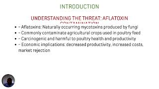 Addressing the Effects of Aflatoxin Infected Feeds on Poultry By GANIYU O TAJUDEEN ppt [upl. by Eeltrebor]