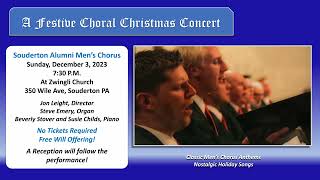 Zwingli Music Souderton Alumni Mens Chorus [upl. by Juetta]