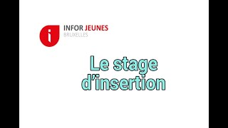 Le stage dinsertion professionnelle ex stage dattente [upl. by Kara]