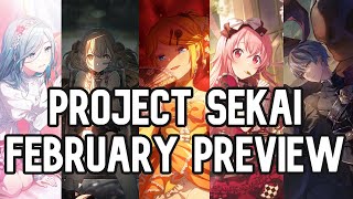 FEBRUARY GACHA PREVIEW  PROJECT SEKAI GLOBAL [upl. by Nomi909]