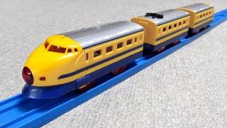 プラレール ドクターイエロー （旧車両・ライト付）  Tomy Plarail [upl. by Suicul]