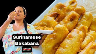 Surinamese Bakabana 🇸🇷 surinamesefood suriname [upl. by Aerdnad]