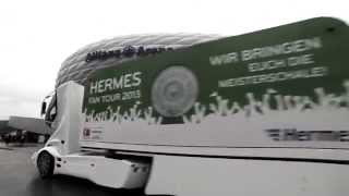 Hermes Fan Tour 2014 bringt die Meisterschale zu den Fans Start am 142014 [upl. by Valerio]