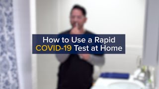 How to Do an AtHome COVID19 Rapid Antigen Test Correctly [upl. by Sexela]