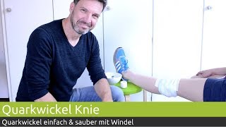 Quarkwickel am Knie anlegen  PINOFIT [upl. by Meensat]