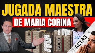 MARIA CORINA SACÓ LAS ACTAS DEL PAÍS ¿EN MALETAS GUCCI GRAN JUGADA [upl. by Ardnasirk372]