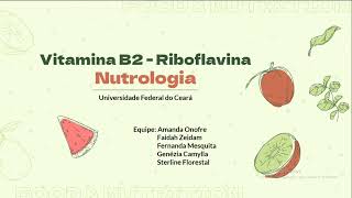 Vitamina B2  Riboflavina em Nutrição [upl. by Mead992]