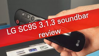 LG SC9S soundbar review  feature packed but does it sound good [upl. by Flanagan]