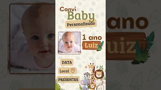 Convite Interativo Digital SafariBaby [upl. by Rue]