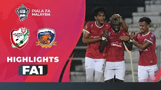 Kelantan United FC 40 Kinabalu Jaguar FC  Piala FA 2022 Highlights [upl. by Melita]