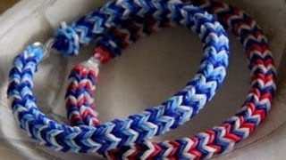 Rainbow Loom Nederlands Hexafish Armband [upl. by Lleirbag]