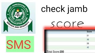 How to check jamb result 2024 SMS jamb score [upl. by Nicola]