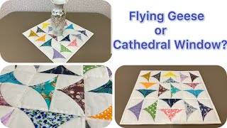 Can You Really Create Stunning Quilts from Flying Geese and Cathedral Window [upl. by Infeld]