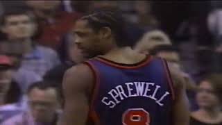 Latrell Sprewell 1999 ECSF Highlights [upl. by Tuneberg]