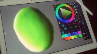 Color blending techniques in Artflow part1 Drawing class [upl. by Marquardt]