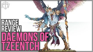 Warhammer 40000 Range Review Daemons Of Tzeentch [upl. by Rolph]