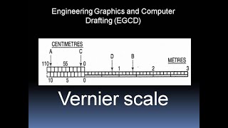 How to draw vernier scale in engineering drawing  vernier scale [upl. by Anavoig]