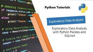 Exploratory Data Analysis  Python Pandas  SQLite3 [upl. by Gingras]