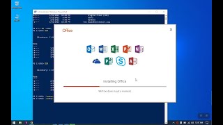 Download and Install Office 20192021O365 Apps with Office Deployment Tool ODT via PowerShellCMD [upl. by Jonme]