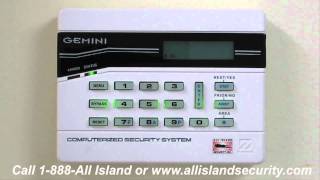 Alarm Systems on Long Island Operating the Napco Gemini security alarm system [upl. by Hcib]