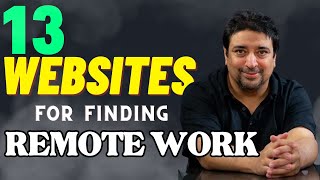 13 websites for finding remote jobs  Get hired today and work from home [upl. by Eyanaj]