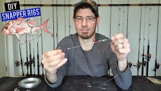 Snapper Rig Setup  Simple DIY Snell fishing rigs tutorial [upl. by Oigufer]