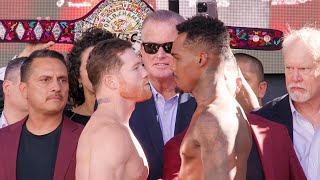 HIGHLIGHTS • Canelo vs Jermell Charlo Full Weigh In amp Face Off [upl. by Lacombe]