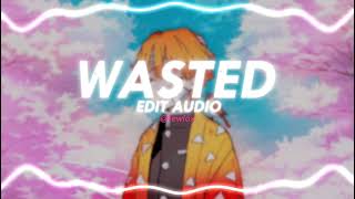 wasted  hvken x murkish  Edit Audio [upl. by Hgielanna]