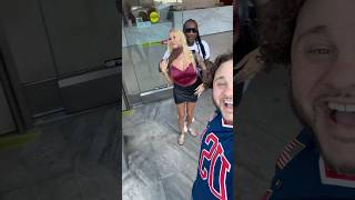 He started choking her 😂😂😂 funny ytshorts shorts viral prank [upl. by Ynamreg]