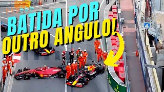 BATIDA DO PEREZ E DO SAINZ FILMADAS POR UM ESPECTADOR 😱 GP DE MÔNACO  FORMULA 1 2022 [upl. by Noelopan]