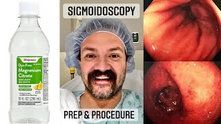 Sigmoidoscopy Prep Procedure amp PostExam Meal  Magnesium Citrate Reaction  Colon Exam  V492 [upl. by Ahseken]