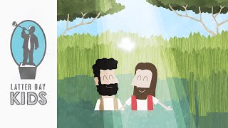 Jesus Was Baptized  Animated Scripture Lesson for Kids [upl. by Burnight243]