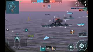 World of Warships Blitz  Tier 5 Europe Destroyer Visby 06 [upl. by Aikehs]