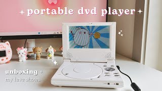 📀 buying a portable dvd player in 2024  mini dvd collection  my favorite tv shows amp movies [upl. by Elbas]