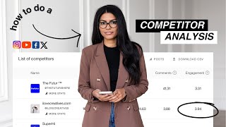 How to Do a Competitor Analysis on Social Media [upl. by Livesay406]