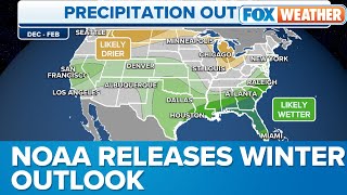 Winter 202324 Outlook Strong El Nino Boosts Odds Of Warmer Temps In North Wet Weather In South [upl. by Ardehs]