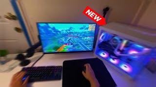 Fortnite but You are Me POV With a New Gaming PC [upl. by Aicenev719]