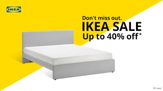 Incredible prices with the IKEA Sale  Up to 40 off [upl. by Hyo394]