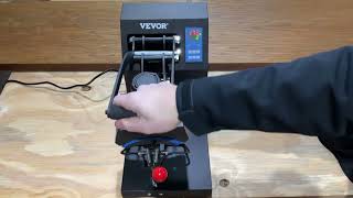 How To Use The Vevor Hat Press Machine Clamshell Heat Press [upl. by Orestes170]