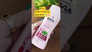 Navia Instant Whitening Body Lotion🧴🦋 moisturizer bodylotion navia whiteningbodylotion shorts [upl. by Hseyaj504]