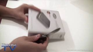 Unboxing LaCie Starck USB Mobile Hard Drive 500GB [upl. by Meeki]