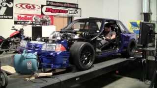 Creations n Chrome Top Notch Mustang on the Dyno [upl. by Aloeda893]