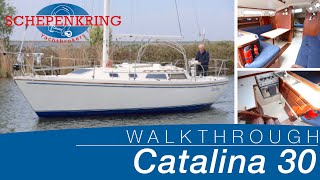 Catalina 30 for sale  Yacht Walkthrough   Schepenkring Lelystad  4K [upl. by Nolahs]